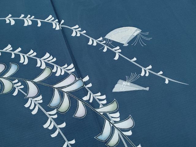 平和屋着物*夏物 訪問着 絽 扇面舞花文 正絹 逸品 CABK9414th