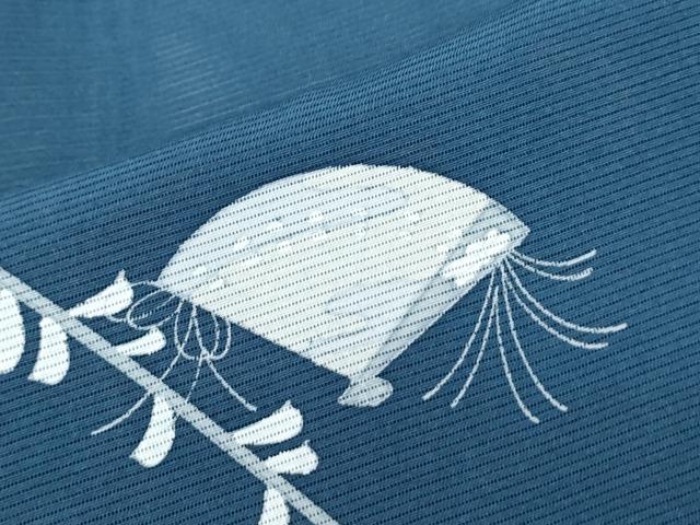 平和屋着物*夏物 訪問着 絽 扇面舞花文 正絹 逸品 CABK9414th