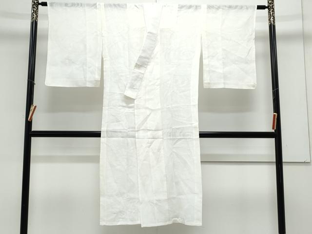 平和屋着物*夏物 長襦袢 流水紋紗 生成り色 麻 逸品 CABK9440th