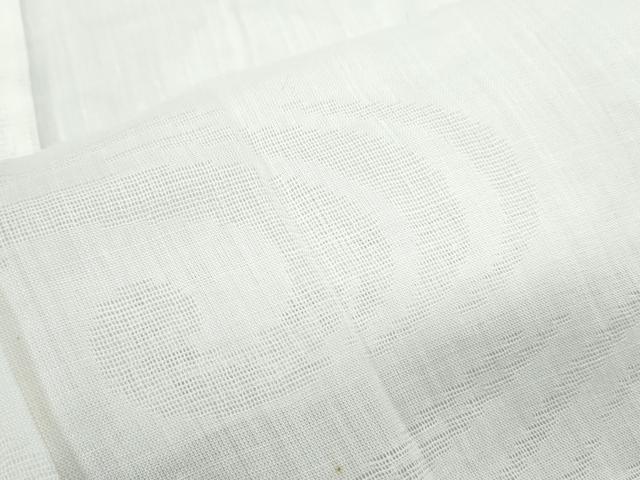 平和屋着物*夏物 長襦袢 流水紋紗 生成り色 麻 逸品 CABK9440th