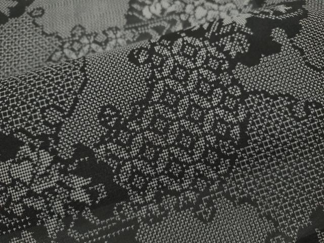平和屋着物*夏物 大島紬 夏大島 雪輪花文 さが美扱い 正絹 逸品 CABK9445th
