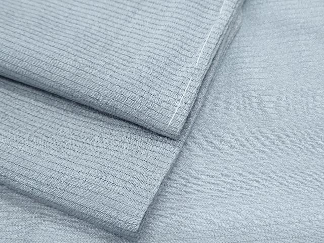 平和屋着物*夏物 小紋 絽縮緬 霞文 暈し染め 正絹 逸品 未使用 CABK9569th