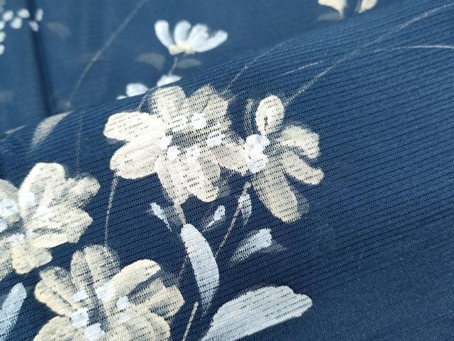 平和屋着物*夏物 訪問着 絽 草花文 正絹 逸品 CABK9576th