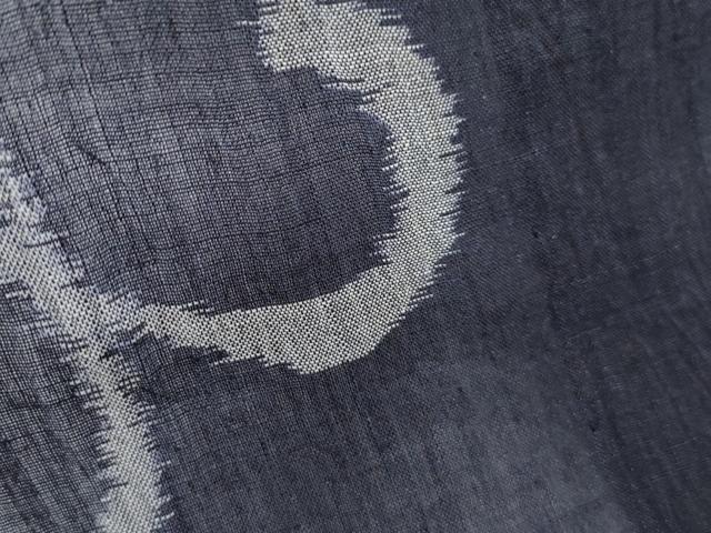 平和屋着物*夏物 本場小千谷ちぢみ 抽象文様 麻 逸品 CABK9578th
