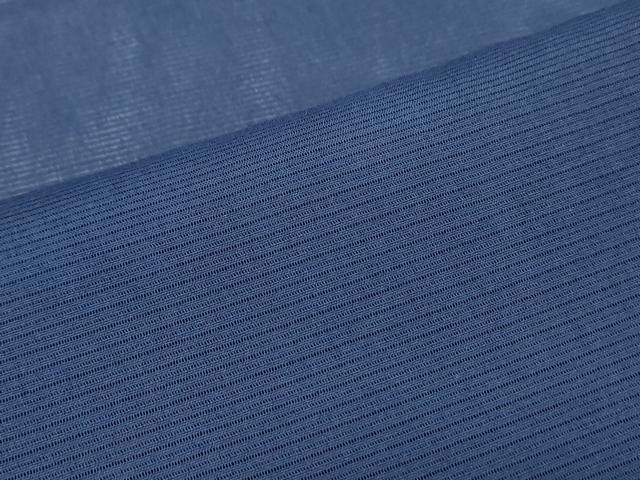 平和屋着物*夏物 色無地 絽 濃藍色 正絹 逸品 CABK9584th