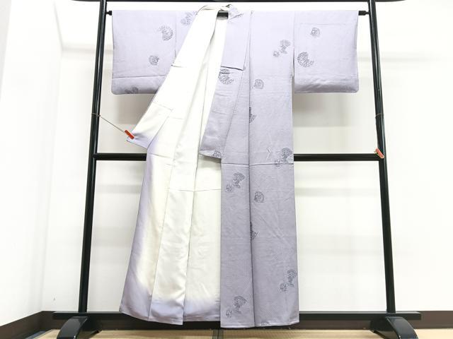 平和屋着物■上質な小紋 正倉院花文 正絹 逸品 CABK9602xe