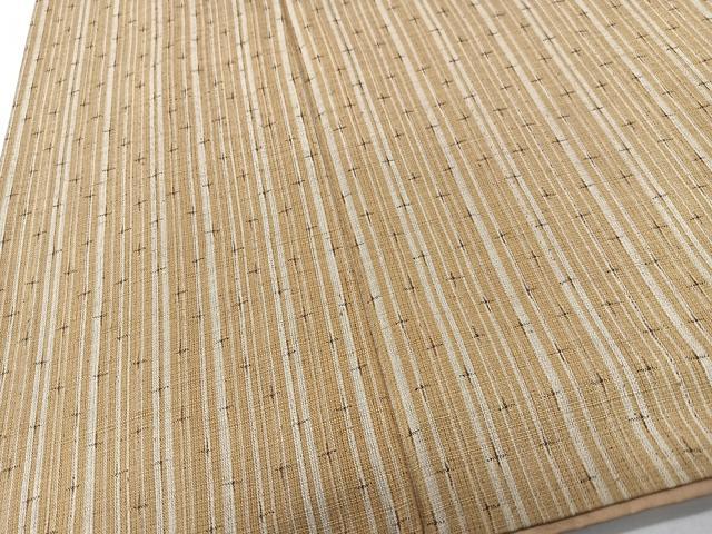 平和屋着物■上質な紬 十字絣 縞 正絹 逸品 CABK9614xe