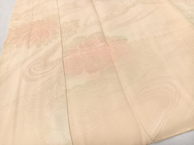 平和屋着物■長襦袢 袷 流水舞花地紋 暈し染め 正絹 逸品 CABK9642xe