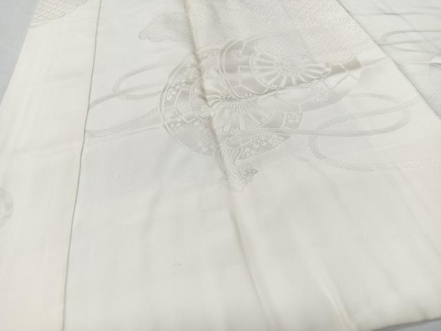 平和屋着物■長襦袢 袷 片輪車花地紋 高島屋扱い 正絹 逸品 CABK9643xe