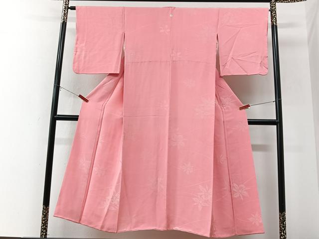 平和屋着物■上質な小紋 舞花文 正絹 逸品 CABK9648xe