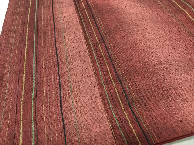 平和屋着物■上質な紬 間道 正絹 逸品 CABK9658xe