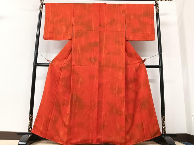平和屋着物■上質な小紋 霞文 正絹 逸品 未使用 CABK9665xe
