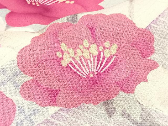 平和屋着物■小振袖 枝花文 暈し染め 正絹 逸品 CABK9667xe