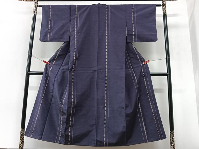平和屋着物■上質な紬 変わり縞 正絹 逸品 CABK9675xe