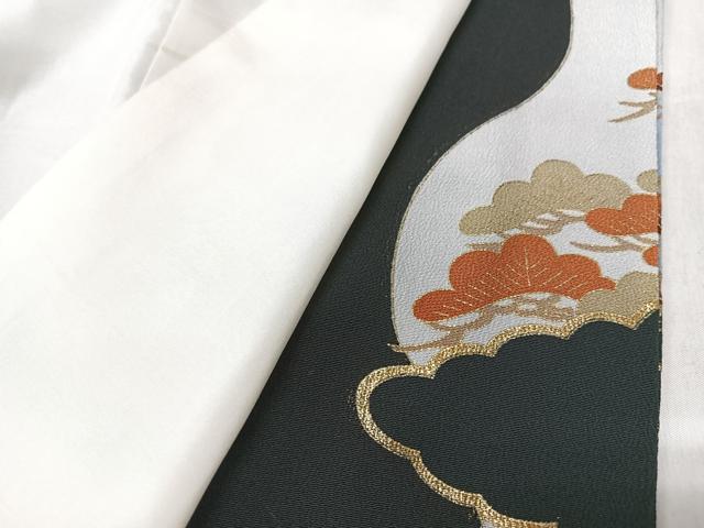平和屋着物■豪華黒留袖 作家物 駒刺繍 風景松文 暈し染め 金彩 まるやま扱い 正絹 逸品 CABK9695xe