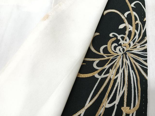 平和屋着物■豪華黒留袖 総刺繍 尾長鳥 金銀糸 正絹 逸品 CABK9696xe
