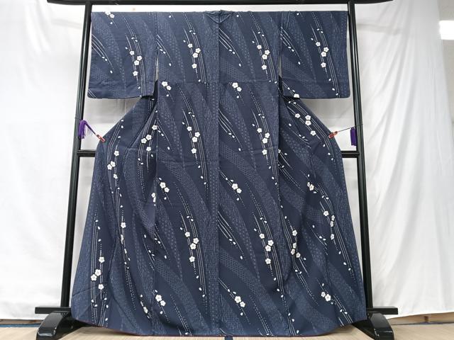 平和屋着物■上質な小紋 舞桜 正絹 逸品 CABK9714xe