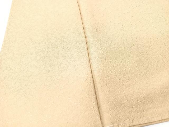 平和屋着物■上質な色無地 霞地紋 卵色 正絹 逸品 CABK9725xe