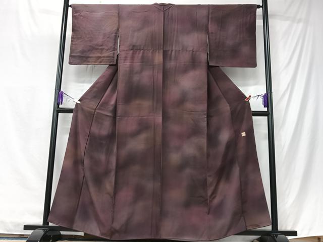 平和屋着物■上質な小紋 作家物 霞文 正絹 逸品 CABK9729xe