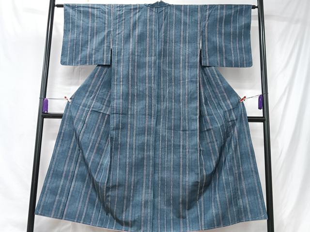 平和屋着物■上質な紬 間道 正絹 逸品 未使用 CABK9741xe