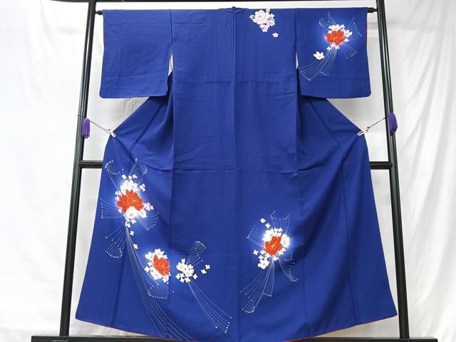 平和屋着物■訪問着 舞花文 暈し染め 正絹 逸品 CABK9767xe