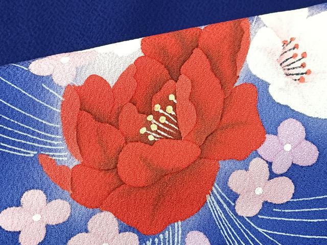 平和屋着物■訪問着 舞花文 暈し染め 正絹 逸品 CABK9767xe