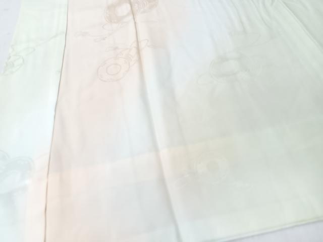 平和屋着物■長襦袢 無双仕立て 鼓地紋 暈し染め 正絹 逸品 CABK9776xe