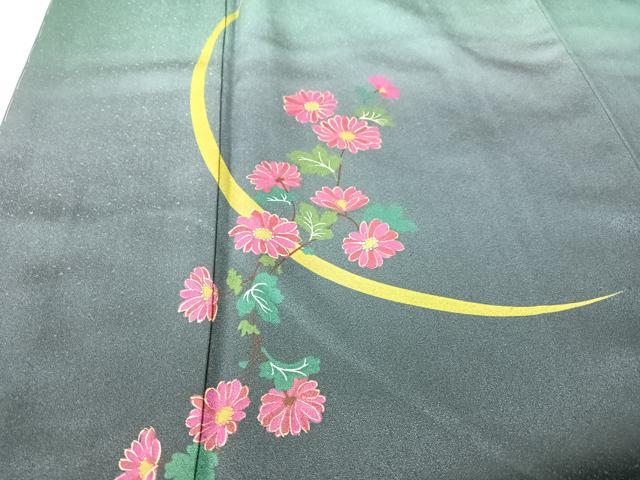 平和屋着物■訪問着 草花文 暈し染め 金彩 正絹 逸品 CABK9791xe