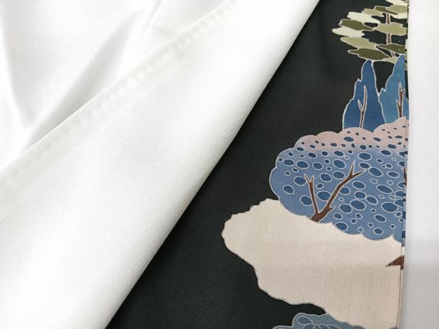 平和屋着物■豪華黒留袖 作家物 風景文 正絹 逸品 CABK9814xe