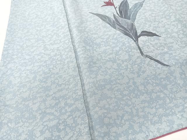平和屋着物■上質な小紋 草花文 正絹 逸品 CABK9822xe