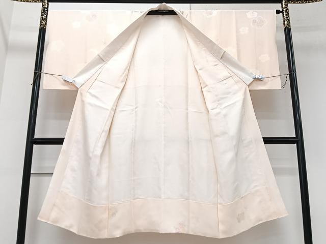平和屋着物■長襦袢 袷 舞花文 正絹 逸品 CABK9828xe