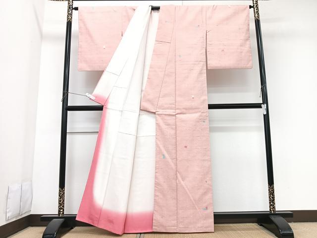 平和屋着物■上質な紬 霞文 正絹 逸品 CABK9829xe