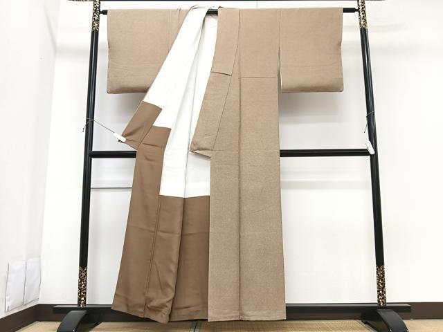 平和屋着物■伝統工芸士 石塚健吉 江戸小紋 鮫小紋柄 正絹 逸品 未使用 CABK9843xe