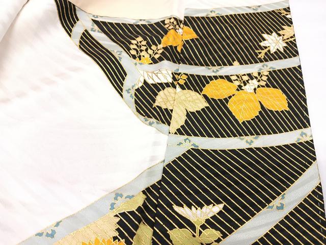 平和屋着物■豪華振袖 駒刺繍 短冊花丸文 金彩 正絹 逸品 CABK9857xe