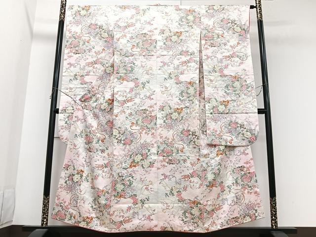 平和屋着物■豪華振袖 花車文 金彩 正絹 逸品 CABK9858xe
