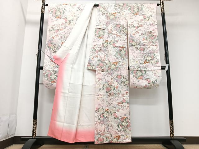 平和屋着物■豪華振袖 花車文 金彩 正絹 逸品 CABK9858xe