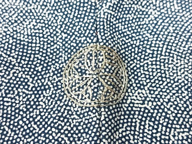 平和屋着物■江戸小紋 風景花文 鮫小紋柄 正絹 逸品 CABK9862xe