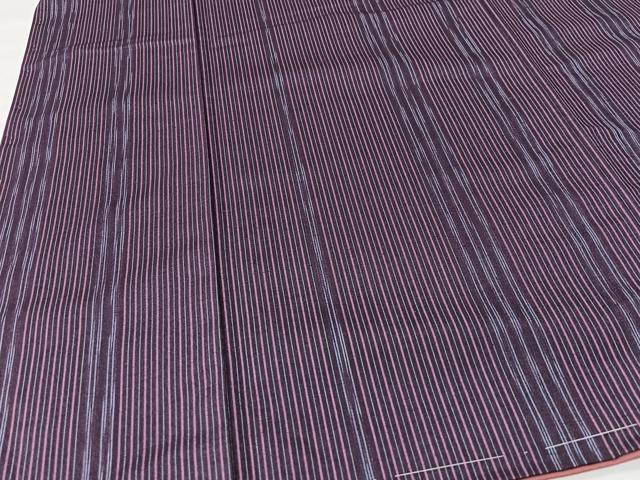 平和屋着物■上質な小紋 縞 正絹 逸品 未使用 CABK9863xe