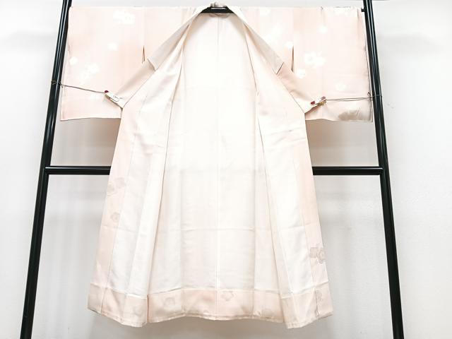 平和屋着物■長襦袢 袷 舞梅地紋 正絹 逸品 未使用 CABK9896xe