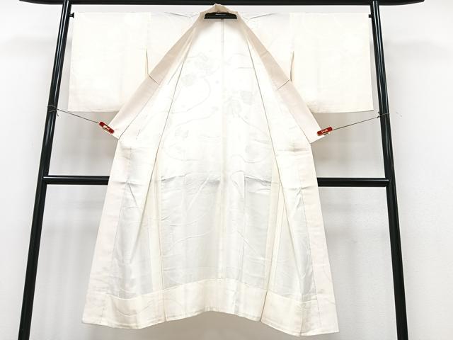 平和屋着物■長襦袢 無双仕立て 宝尽し地紋 正絹 逸品 CABK9901xe