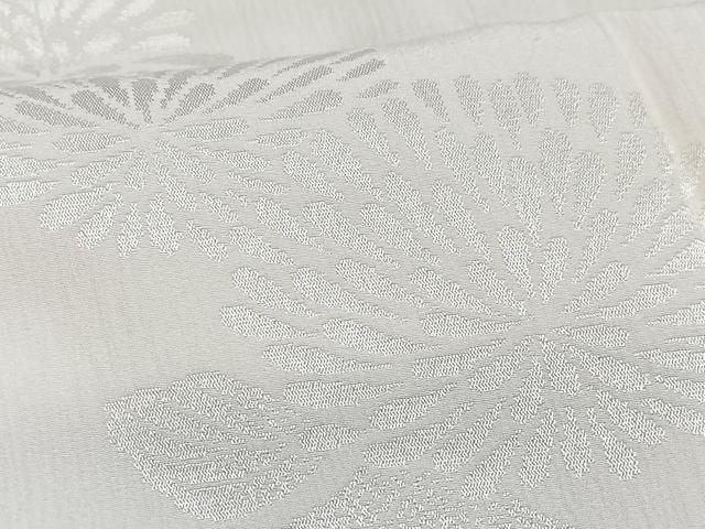 平和屋着物■長襦袢 無双仕立て 舞菊地紋 正絹 逸品 未使用 CABK9904xe