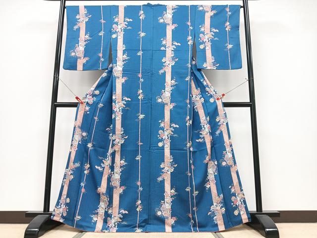 平和屋着物■上質な小紋 松竹梅 正絹 逸品 CABK9905xe