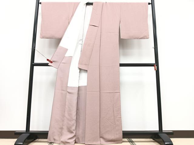 平和屋着物■上質な色無地 石竹色 正絹 逸品 CABK9923xe