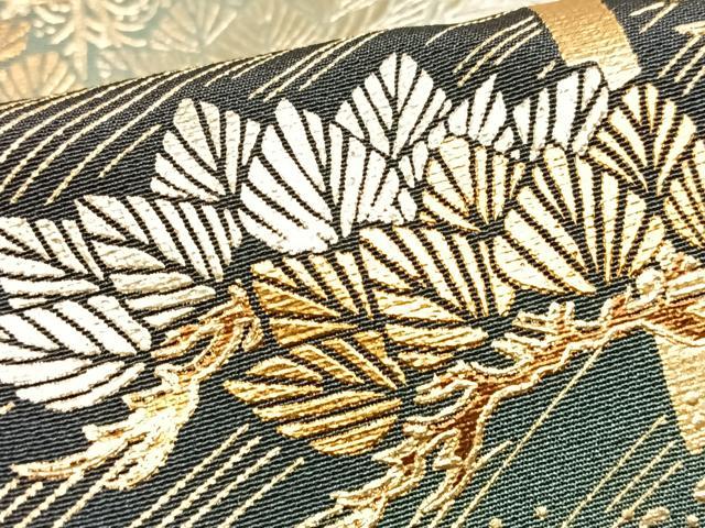平和屋着物■豪華黒留袖 作家物 渡り橋風景松も 暈し染め 金銀彩 正絹 逸品 CABK9924xe