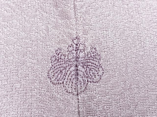 平和屋着物■上質な色無地 琳派文様 薄葡萄色 反端付き 正絹 逸品 未使用 CABK9928xe
