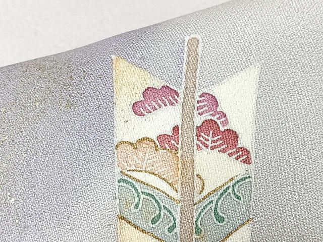 平和屋着物■訪問着 矢羽文 暈し染め 金彩 正絹 逸品 CABK9933xe