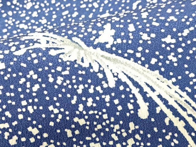 平和屋着物■上質な小紋 舞花文 正絹 逸品 未使用 CABK9968xe