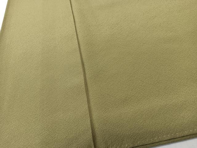 平和屋着物■上質な色無地 油色 正絹 逸品 CABK9970xe