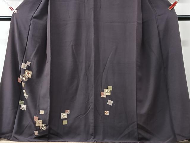 平和屋着物■訪問着 色紙花文 金彩 正絹 逸品 CABK9973xe