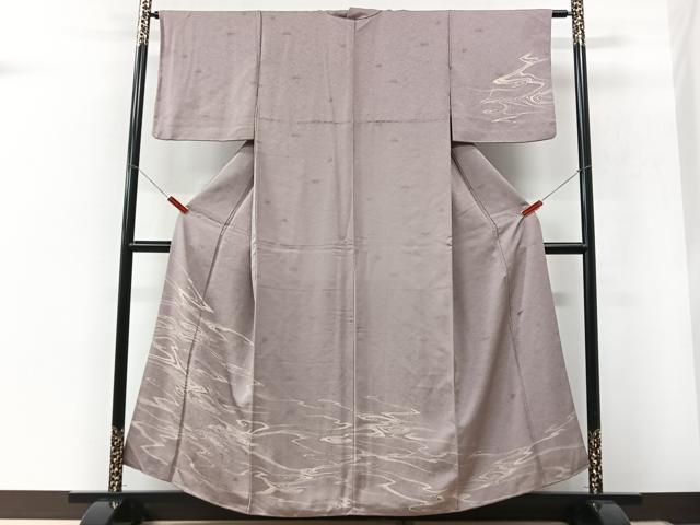 平和屋着物■訪問着 流水文 正絹 逸品 CABK9993xe